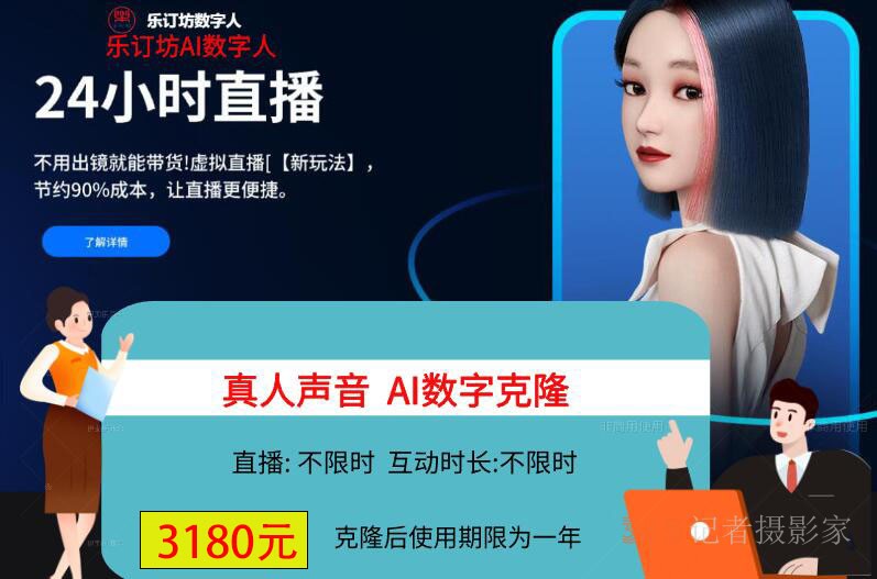 乐订坊数字人视频直播AI系统操作手册