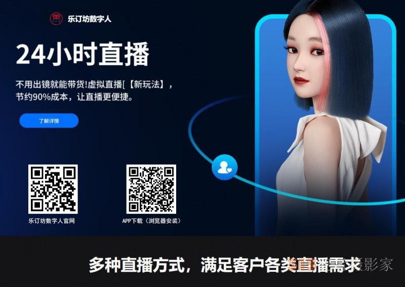 乐订坊数字人视频直播AI系统操作手册